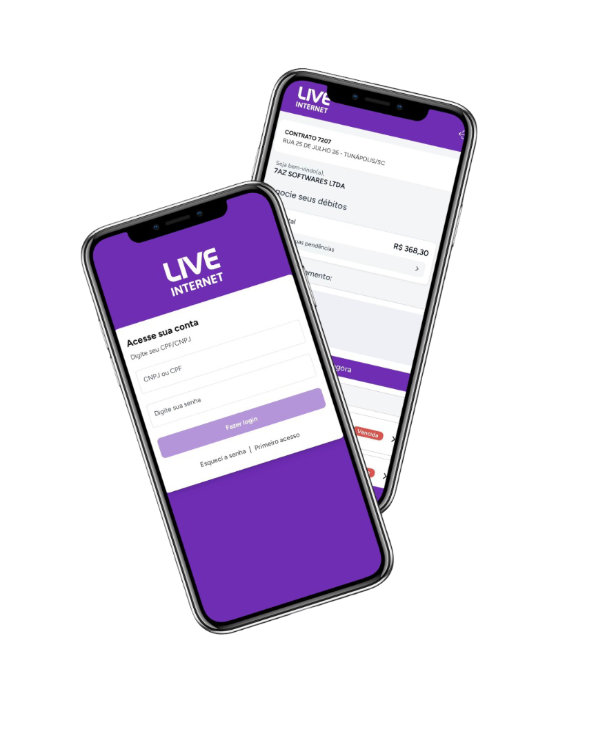 Aplicativo Live Internet